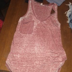 Distressed tank top